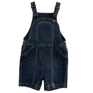 HANNA ANDERSSON RAINBOW STITCH OVERALL ROMPER 8